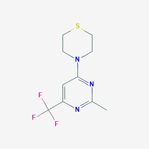 4-(2-Methyl-6-(trifluoromethyl)pyrimidin-4-yl)thiomorpholine