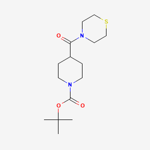 Tert-butyl 4-(thiomorpholine-4-carbonyl)piperidine-1-carboxylate