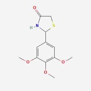 2-(3,4,5-Trimethoxyphenyl)-1,3-thiazolidin-4-one