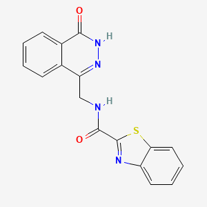 N-((4-oxo-3,4-dihydrophthalazin-1-yl)methyl)benzo[d]thiazole-2-carboxamide