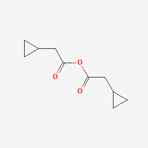 molecular formula C10H14O3 B2966397 2-Cyclopropylacetic anhydride CAS No. 55277-80-0