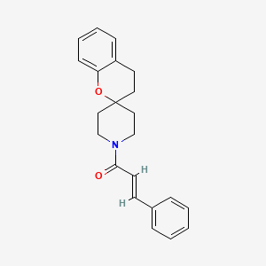 (E)-3-phenyl-1-(spiro[chroman-2,4'-piperidin]-1'-yl)prop-2-en-1-one