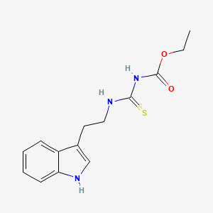 ethyl N-[2-(1H-indol-3-yl)ethylcarbamothioyl]carbamate