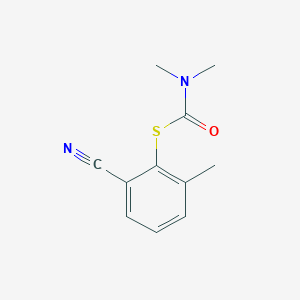 1-[(2-Cyano-6-methylphenyl)sulfanyl]-N,N-dimethylformamide