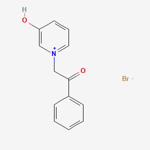 3-Hydroxy-1-(2-oxo-2-phenylethyl)pyridin-1-ium bromide