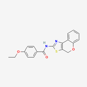 molecular formula C19H16N2O3S B2966510 N-(4H-chromeno[4,3-d]thiazol-2-yl)-4-ethoxybenzamide CAS No. 681158-44-1