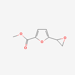 molecular formula C8H8O4 B2966531 Methyl 5-(oxiran-2-yl)furan-2-carboxylate CAS No. 1008130-43-5