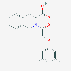 2-[2-(3,5-Dimethylphenoxy)acetyl]-1,2,3,4-tetrahydroisoquinoline-3-carboxylic acid