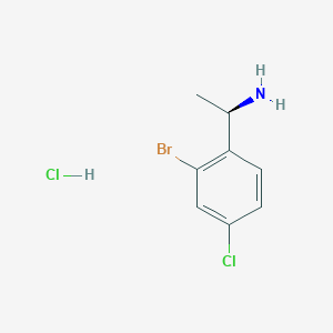 B2966595 (R)-1-(2-Bromo-4-chlorophenyl)ethan-1-amine hydrochloride CAS No. 2343964-52-1
