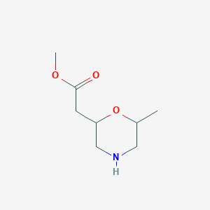 Methyl 2-(6-methylmorpholin-2-yl)acetate