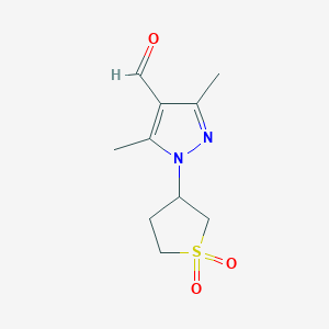 1-(1,1-dioxidotetrahydrothien-3-yl)-3,5-dimethyl-1H-pyrazole-4-carbaldehyde