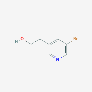 molecular formula C7H8BrNO B2966925 2-(5-bromopyridin-3-yl)ethan-1-ol CAS No. 1255713-61-1