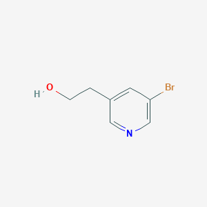 molecular formula C7H8BrNO B2966925 2-(5-Bromopyridin-3-YL)ethanol CAS No. 1255713-61-1