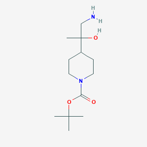 tert-Butyl 4-(1-amino-2-hydroxypropan-2-yl)piperidine-1-carboxylate