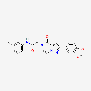 2-[2-(1,3-benzodioxol-5-yl)-4-oxopyrazolo[1,5-a]pyrazin-5(4H)-yl]-N-(2,3-dimethylphenyl)acetamide