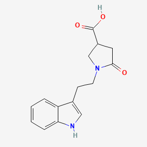 1-[2-(1H-Indol-3-yl)-ethyl]-5-oxo-pyrrolidine-3-carboxylic acid
