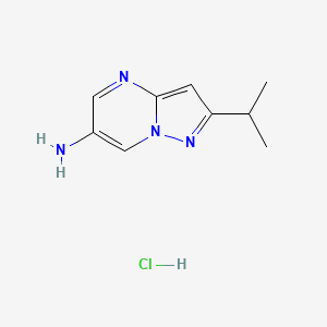 2-Isopropylpyrazolo[1,5-a]pyrimidin-6-amine hydrochloride