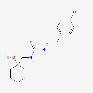 3-[(1-Hydroxycyclohex-2-en-1-yl)methyl]-1-[2-(4-methoxyphenyl)ethyl]urea