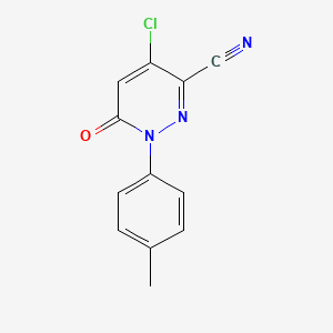4-Chloro-1-(4-methylphenyl)-6-oxo-1,6-dihydro-3-pyridazinecarbonitrile