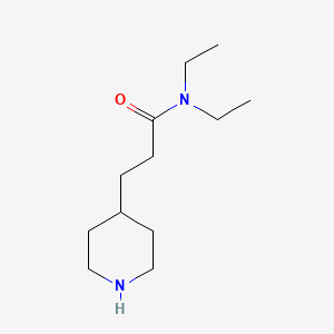 N,N-diethyl-3-(piperidin-4-yl)propanamide