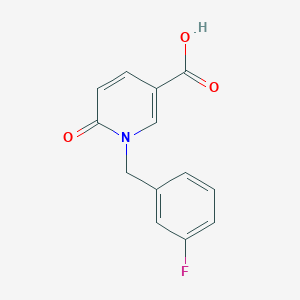1-(3-Fluorobenzyl)-6-oxo-1,6-dihydropyridine-3-carboxylic acid