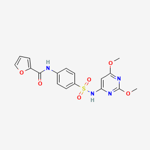 N-{4-[(2,6-dimethoxypyrimidin-4-yl)sulfamoyl]phenyl}furan-2-carboxamide