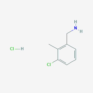(3-Chloro-2-methylphenyl)methanamine hydrochloride
