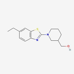 [1-(6-Ethyl-1,3-benzothiazol-2-yl)piperidin-3-yl]methanol