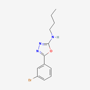 5-(3-Bromophenyl)-N-butyl-1,3,4-oxadiazol-2-amine