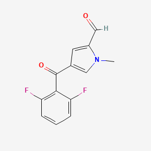 4-(2,6-difluorobenzoyl)-1-methyl-1H-pyrrole-2-carbaldehyde