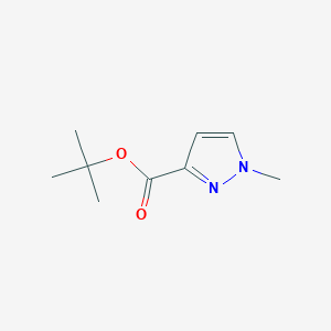 molecular formula C9H14N2O2 B2967205 Tert-butyl 1-methyl-1h-pyrazole-3-carboxylate CAS No. 1701883-72-8