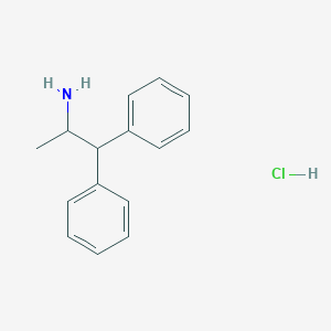 molecular formula C15H18ClN B2967210 1,1-Diphenylpropan-2-amine hydrochloride CAS No. 3139-54-6