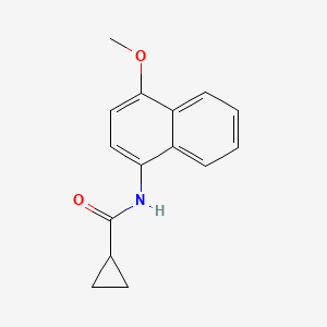 N-(4-methoxynaphthalen-1-yl)cyclopropanecarboxamide