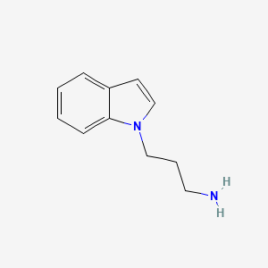 molecular formula C11H14N2 B2967245 3-(1H-Indol-1-YL)propan-1-amine CAS No. 46170-17-6