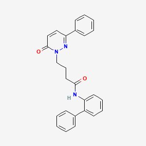 N-([1,1'-biphenyl]-2-yl)-4-(6-oxo-3-phenylpyridazin-1(6H)-yl)butanamide