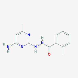 N'-(4-amino-6-methylpyrimidin-2-yl)-2-methylbenzohydrazide