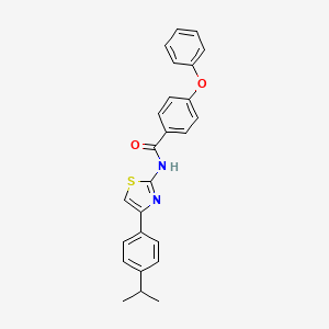 N-(4-(4-isopropylphenyl)thiazol-2-yl)-4-phenoxybenzamide
