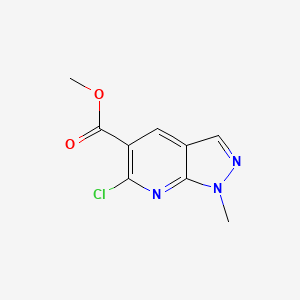 Methyl 6-chloro-1-methylpyrazolo[3,4-b]pyridine-5-carboxylate
