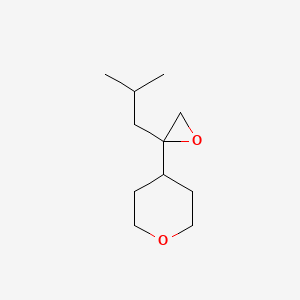 4-[2-(2-Methylpropyl)oxiran-2-yl]oxane