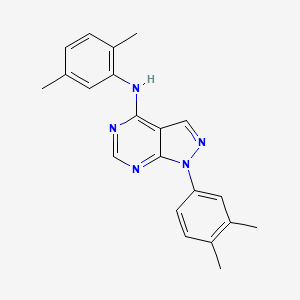 N-(2,5-dimethylphenyl)-1-(3,4-dimethylphenyl)-1H-pyrazolo[3,4-d]pyrimidin-4-amine