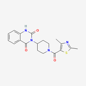 3-(1-(2,4-dimethylthiazole-5-carbonyl)piperidin-4-yl)quinazoline-2,4(1H,3H)-dione