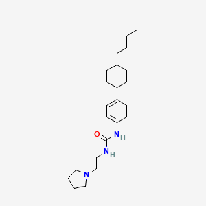 N-[4-(4-pentylcyclohexyl)phenyl]-N'-[2-(1-pyrrolidinyl)ethyl]urea