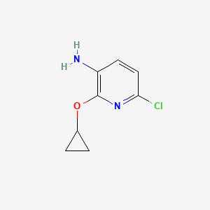 6-Chloro-2-cyclopropoxypyridin-3-amine