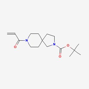 Tert-butyl 8-(prop-2-enoyl)-2,8-diazaspiro[4.5]decane-2-carboxylate