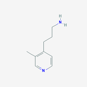 molecular formula C9H14N2 B2967393 3-(3-Methylpyridin-4-yl)propan-1-amine CAS No. 1000521-04-9