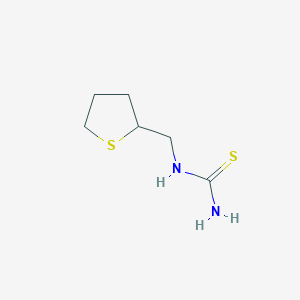 molecular formula C6H12N2S2 B2967418 [(Thiolan-2-yl)methyl]thiourea CAS No. 1252797-66-2