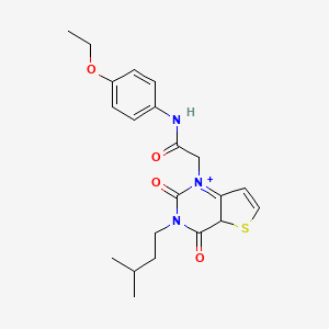 N-(4-ethoxyphenyl)-2-[3-(3-methylbutyl)-2,4-dioxo-1H,2H,3H,4H-thieno[3,2-d]pyrimidin-1-yl]acetamide