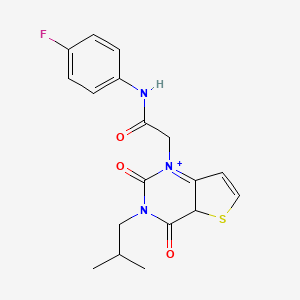 N-(4-fluorophenyl)-2-[3-(2-methylpropyl)-2,4-dioxo-1H,2H,3H,4H-thieno[3,2-d]pyrimidin-1-yl]acetamide