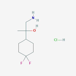1-Amino-2-(4,4-difluorocyclohexyl)propan-2-ol;hydrochloride