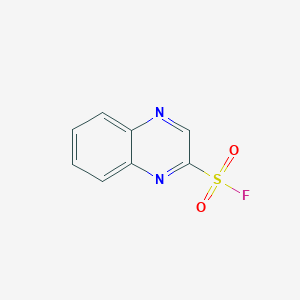 molecular formula C8H5FN2O2S B2967442 Quinoxaline-2-sulfonyl fluoride CAS No. 1935239-80-7